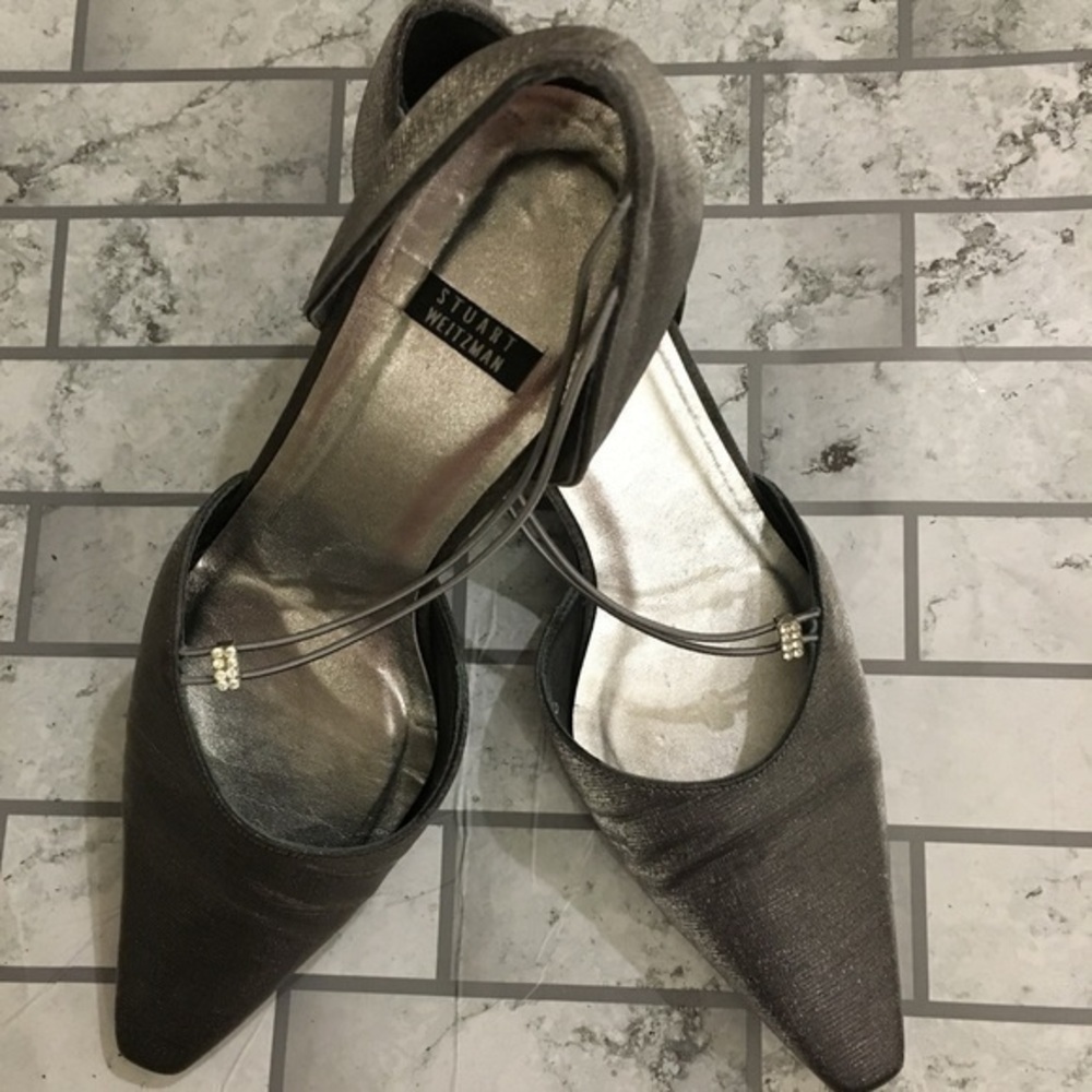 COPY - Stuart weitzman 7 Gray Shinny Women's Shoes